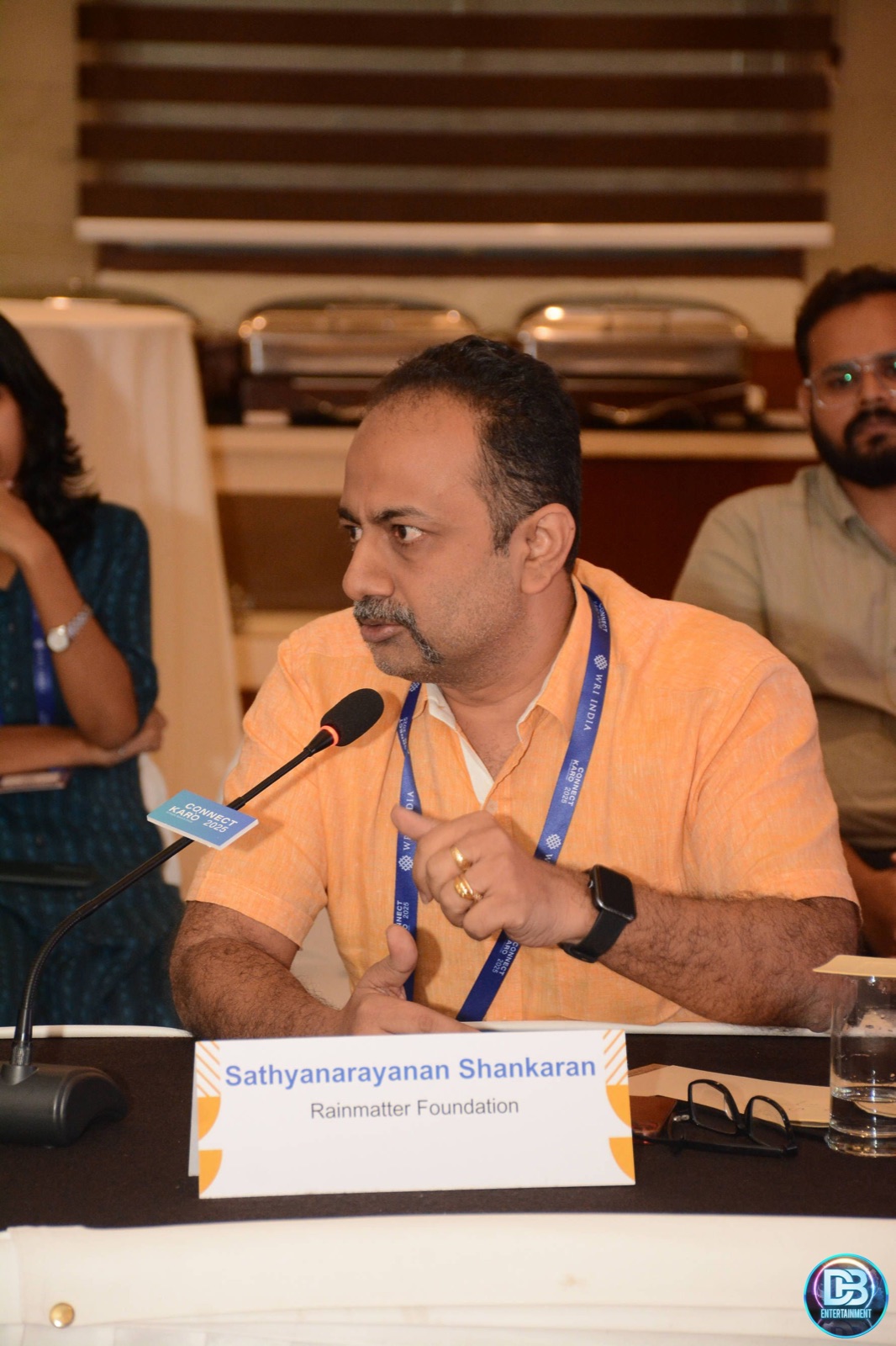 Sathya Sankaran on a panel as Rainmatter Foundation, ConnectKaro 2025